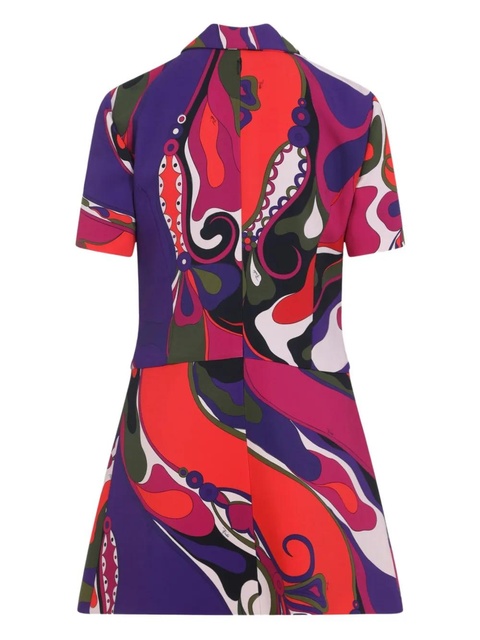 PUCCI abstract-print collared dress - zdjęcie produktu nr 2
