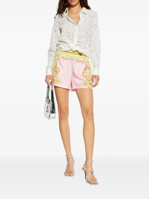 Versace Barocco-print shorts - Pink - zdjęcie produktu nr 2