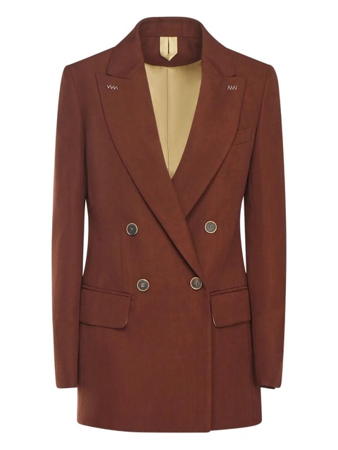 Max Mara double-breasted button jacket - Brown - zdjęcie produktu nr 1