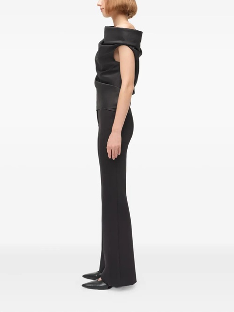 Simkhai Viva draped one-shoulder blouse - Black - zdjęcie produktu nr 2