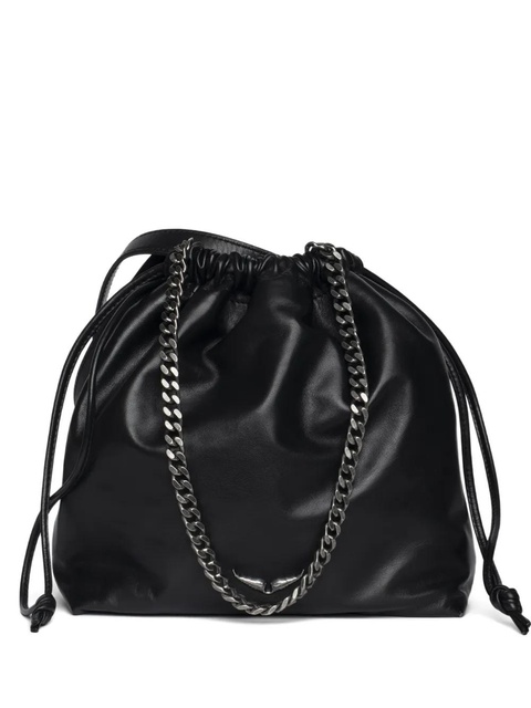 Zadig&Voltaire chain-handle drawstring bag - Black - zdjęcie produktu nr 1