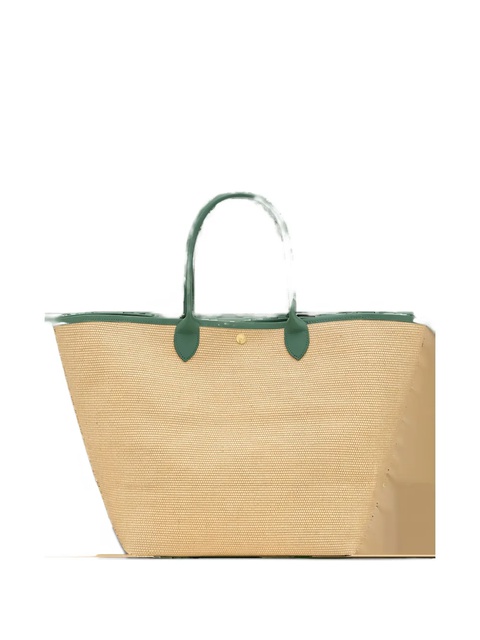 Longchamp Le Pliage woven shoulder bag - Neutrals - zdjęcie produktu nr 2