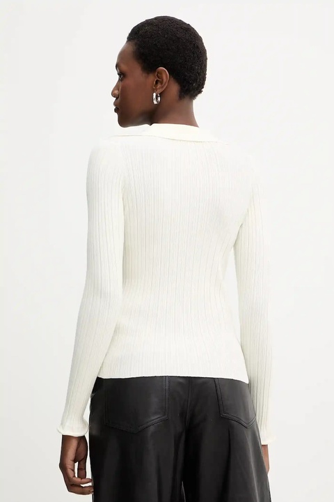 Marella sweter damski kolor beżowy lekki 2523366082200 - zdjęcie produktu nr 2