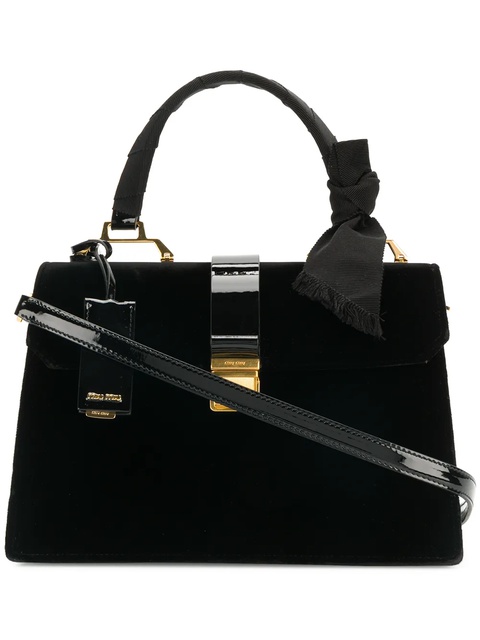 Miu Miu grosgrain ribbon handbag - Black - zdjęcie produktu nr 1