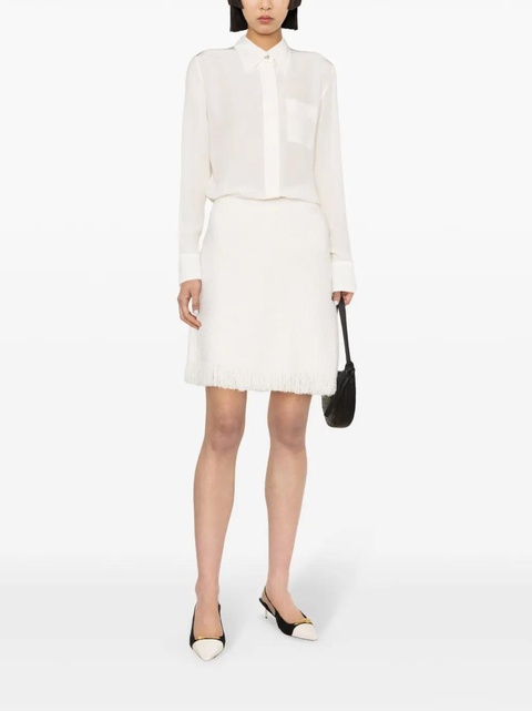 Lanvin silk crepe de chine shirt - White - zdjęcie produktu nr 2