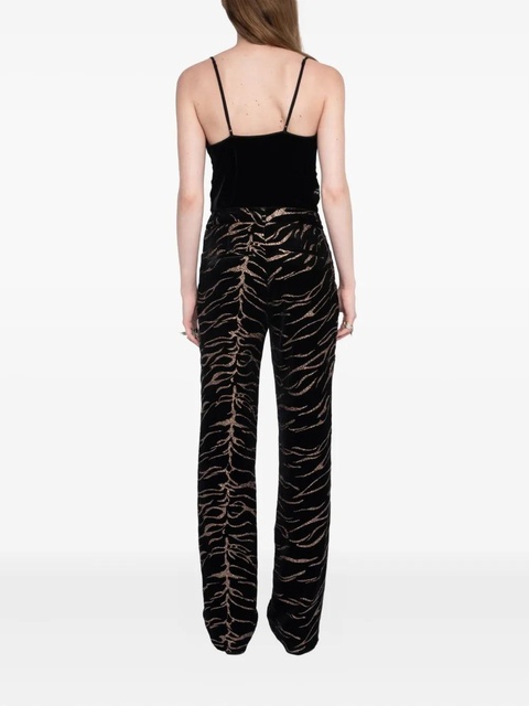 Zadig&Voltaire tiger-print trousers - Black - zdjęcie produktu nr 2