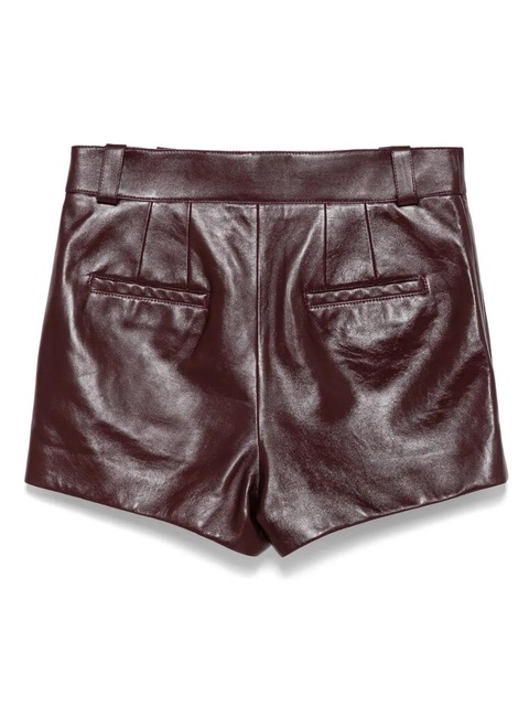 Chloé leather shorts - Red - zdjęcie produktu nr 2