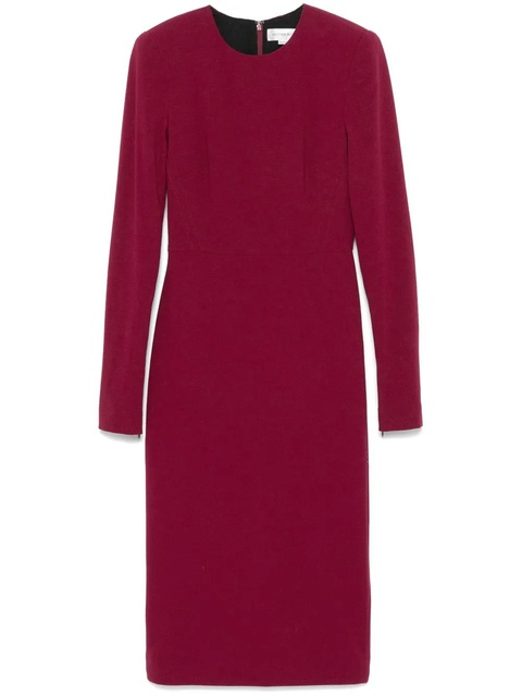 Victoria Beckham crepe midi dress - Red - zdjęcie produktu nr 2