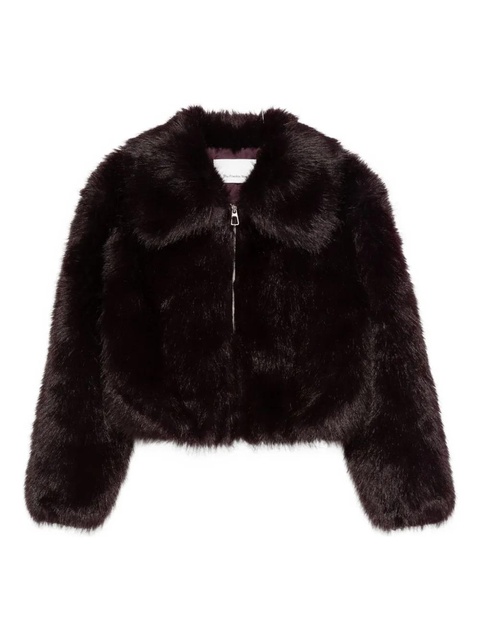 The Frankie Shop Hope faux-fur jacket - Brown - zdjęcie produktu nr 1