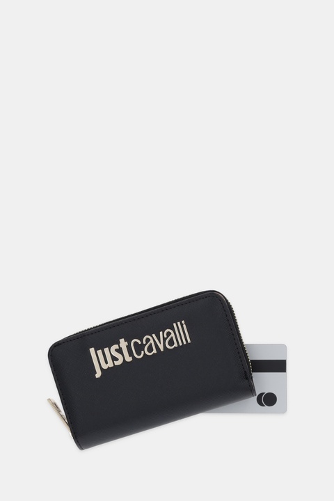 Just Cavalli portfel damski kolor czarny 79RA5PB4 ZS766 - zdjęcie produktu nr 2