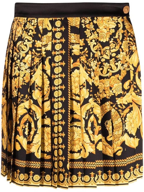 Versace Barocco pleated skirt - Black - zdjęcie produktu nr 1