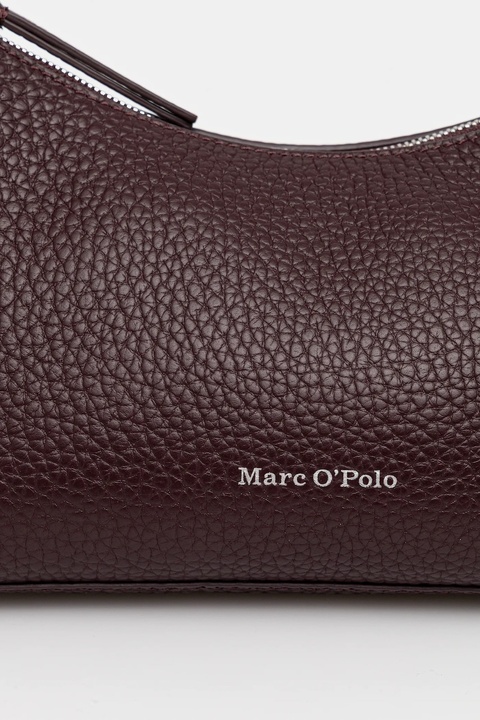 Marc O'Polo torebka skórzana kolor bordowy 50819650801109 - zdjęcie produktu nr 2
