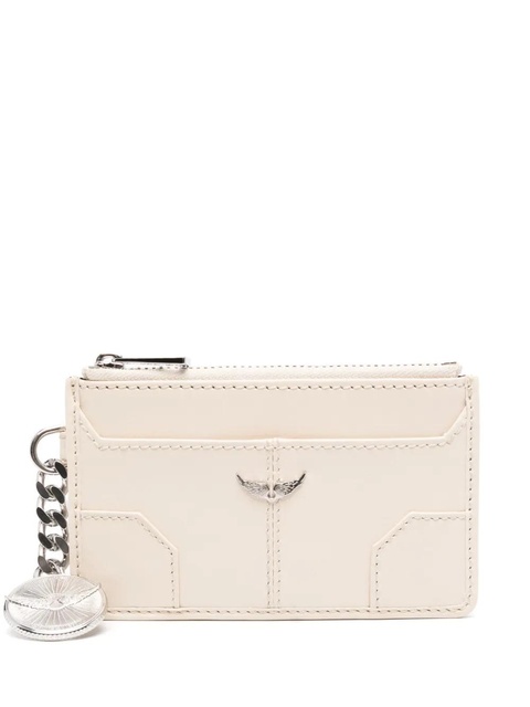 Zadig&Voltaire Sunny leather card holder - Neutrals - zdjęcie produktu nr 1