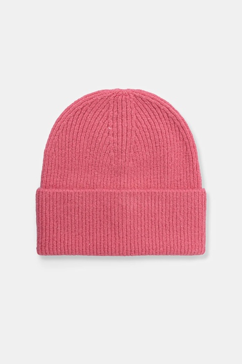 Jack Wolfskin czapka z domieszką wełny FUZZY kolor różowy A65238 - zdjęcie produktu nr 1