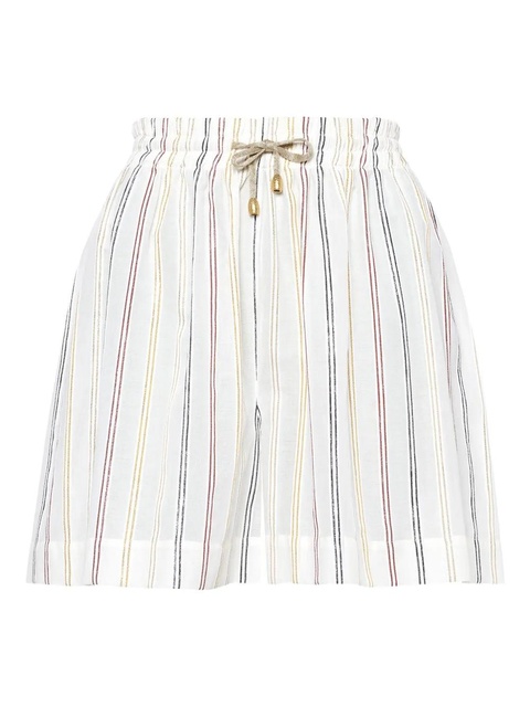 ERES Neda striped shorts - White - zdjęcie produktu nr 1