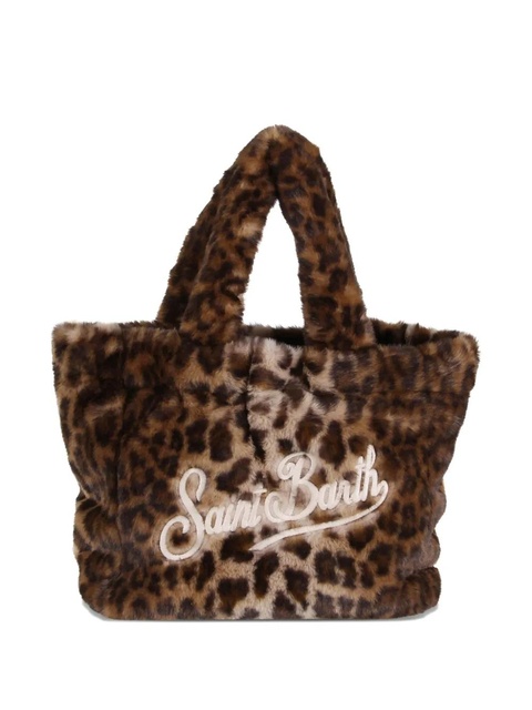 MC2 Saint Barth Colette faux-fur tote bag - Brown - zdjęcie produktu nr 1