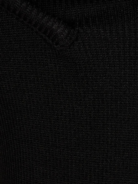 Christopher Esber one-shoulder ribbed top - Black - zdjęcie produktu nr 2