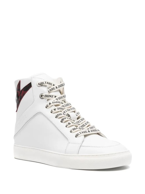 Zadig&Voltaire High Flash leather sneakers - White - zdjęcie produktu nr 2