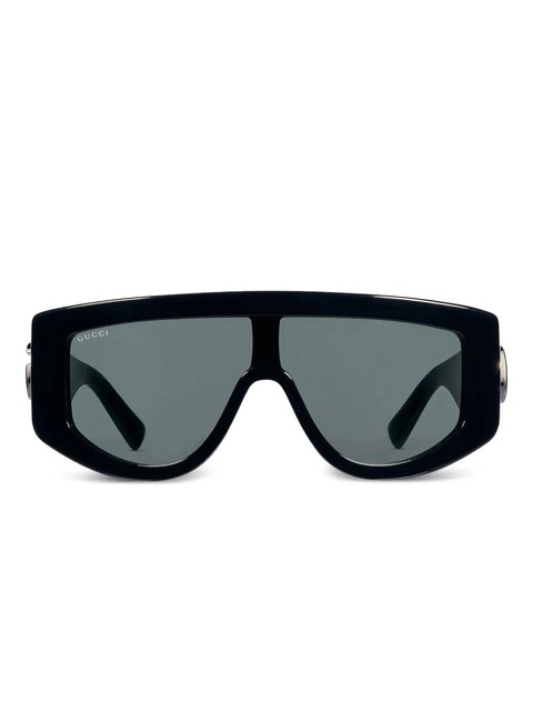 Gucci Eyewear rectangle-frame sunglasses - Black - zdjęcie produktu nr 1