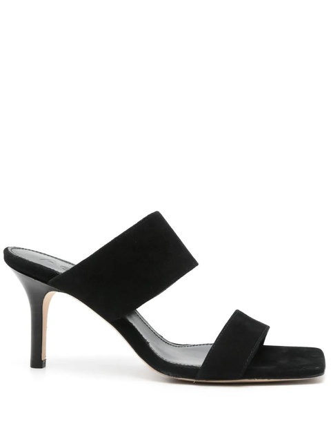 Aeyde 70mm suede sandals - Black - zdjęcie produktu nr 1
