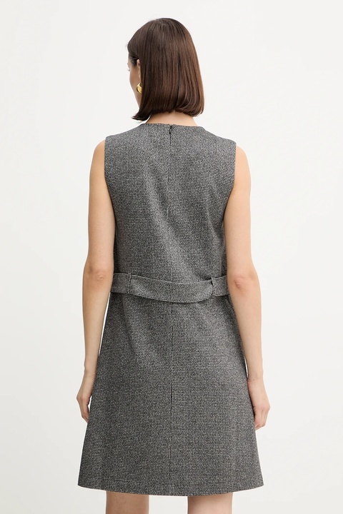 Weekend Max Mara sukienka RIAD kolor szary mini rozkloszowana 2525626052600 - zdjęcie produktu nr 2