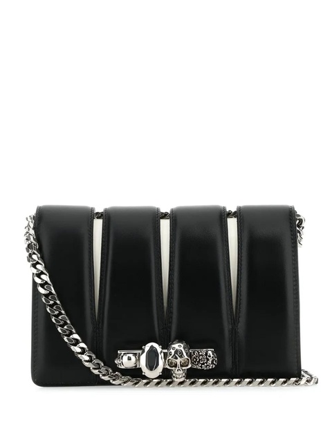 Alexander McQueen Slash studded chain-link bag - Black - zdjęcie produktu nr 1