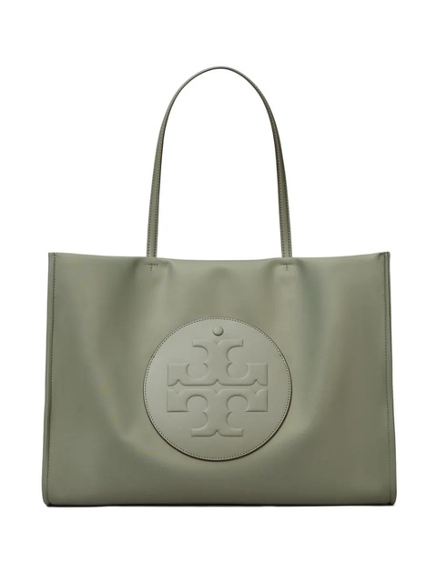 Tory Burch Ella logo-patch tote bag - Green - zdjęcie produktu nr 1
