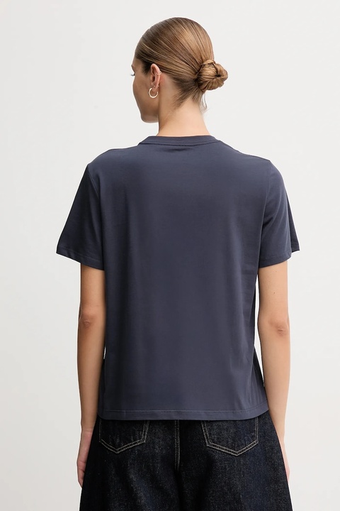 Calvin Klein Jeans t-shirt bawełniany damski kolor granatowy LV047D873G - zdjęcie produktu nr 2