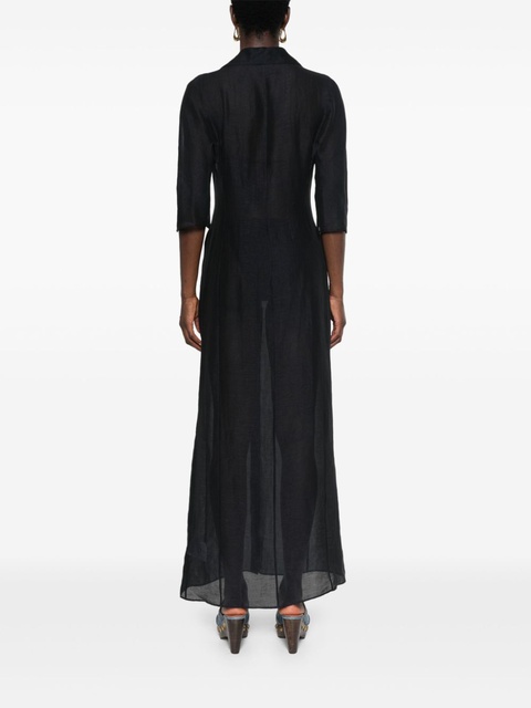 Givenchy 4G-embroidered maxi dress - Black - zdjęcie produktu nr 2