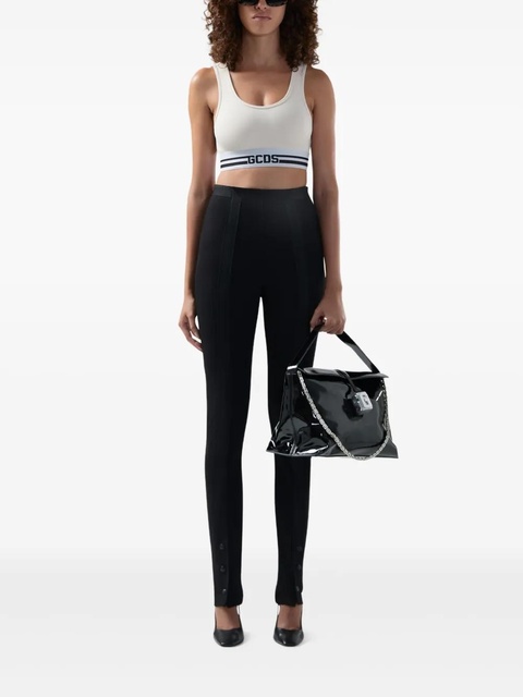 GCDS logo-band tank top - White - zdjęcie produktu nr 2