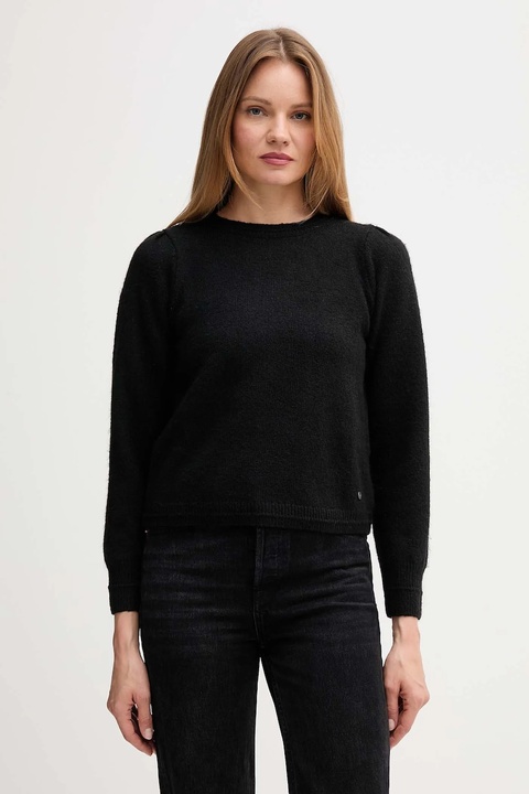 Pepe Jeans sweter z domieszką wełny damski kolor czarny PL7000045 - zdjęcie produktu nr 1