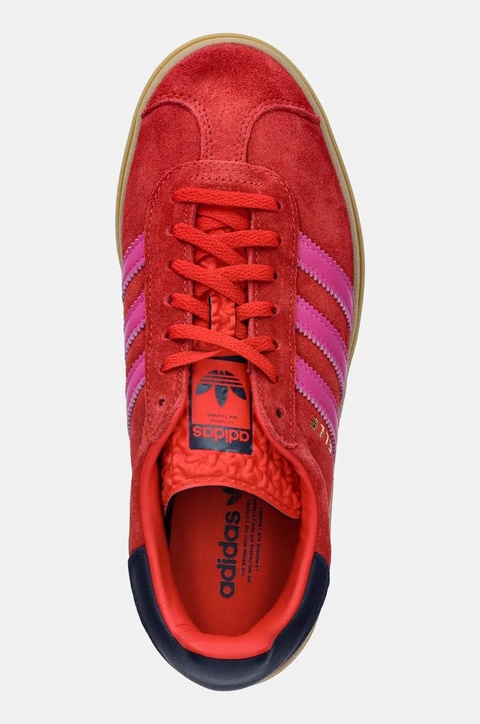 adidas Originals sneakersy zamszowe Gazelle Bold kolor czerwony JH9665 - zdjęcie produktu nr 2