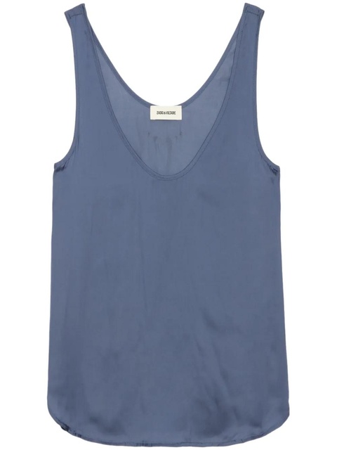 Zadig&Voltaire Tarys top - Blue - zdjęcie produktu nr 1