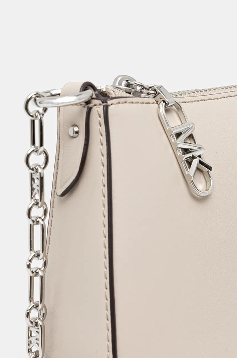 MICHAEL Michael Kors torebka skórzana kolor beżowy - zdjęcie produktu nr 2