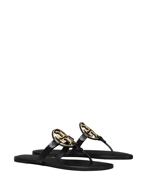 Tory Burch Miller logo thong sandals - Black - zdjęcie produktu nr 2