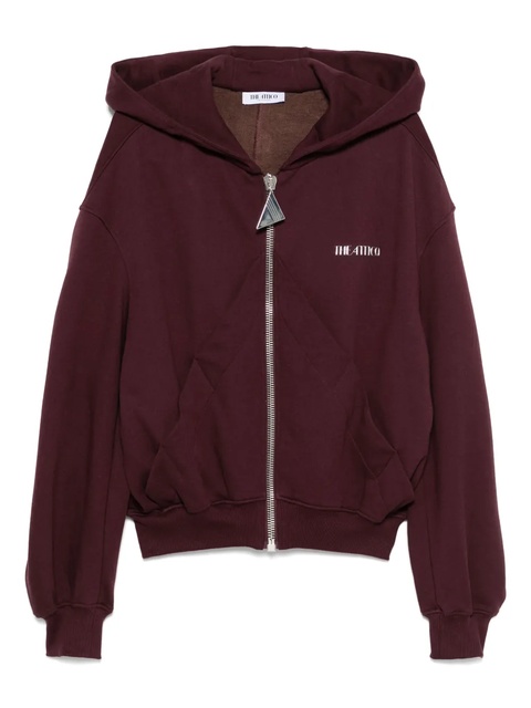 The Attico zip-up hoodie - Purple - zdjęcie produktu nr 1