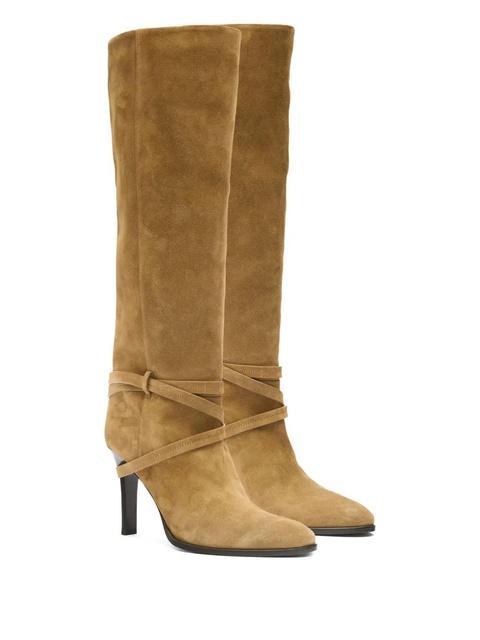 ISABEL MARANT 90mm Ieva Twin strap knee-high boots - Brown - zdjęcie produktu nr 2