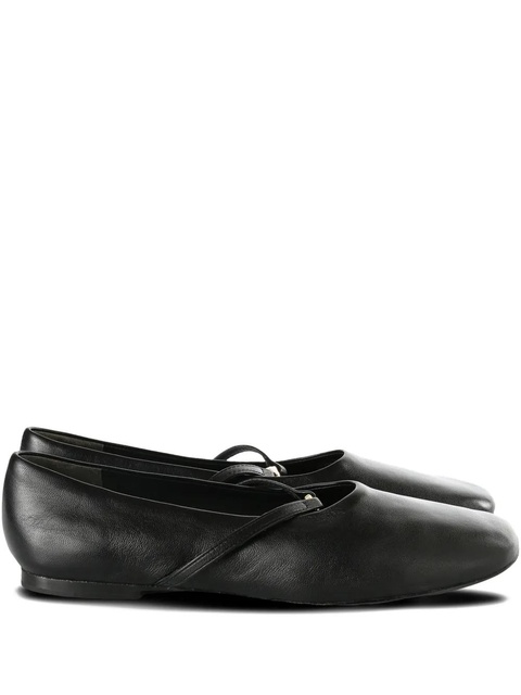 Tory Burch leather ballet flats - Black - zdjęcie produktu nr 1