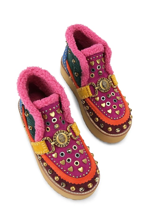 Kurt Geiger London śniegowce zamszowe Mansion Cosy Boot kolor multicolor 4993969029 - zdjęcie produktu nr 1