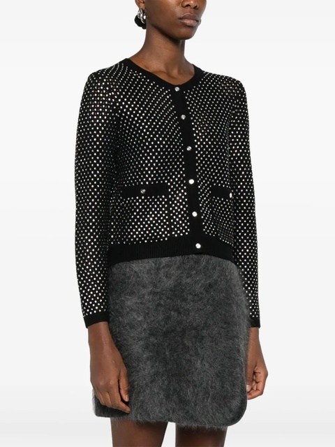 Maje sequined cropped cardigan - Black - zdjęcie produktu nr 2