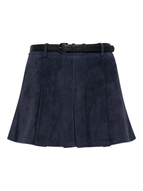 Self-Portrait pleated mini skirt - Blue - zdjęcie produktu nr 1