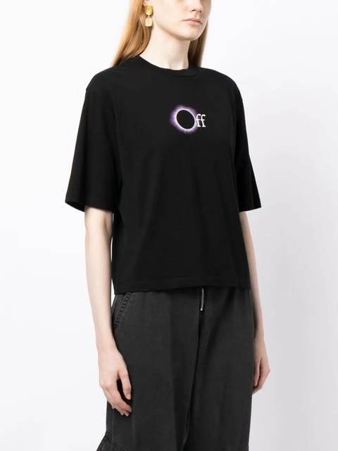 Off-White logo-print cotton T-shirt - Black - zdjęcie produktu nr 2