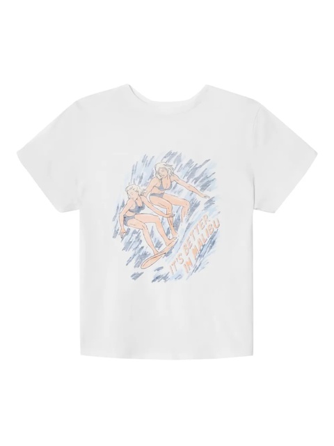 RE/DONE Surfer Girls graphic T-shirt - White - zdjęcie produktu nr 1