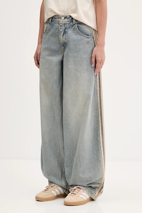 adidas Originals jeansy Premium Essentials damskie high waist JY2868 - zdjęcie produktu nr 1