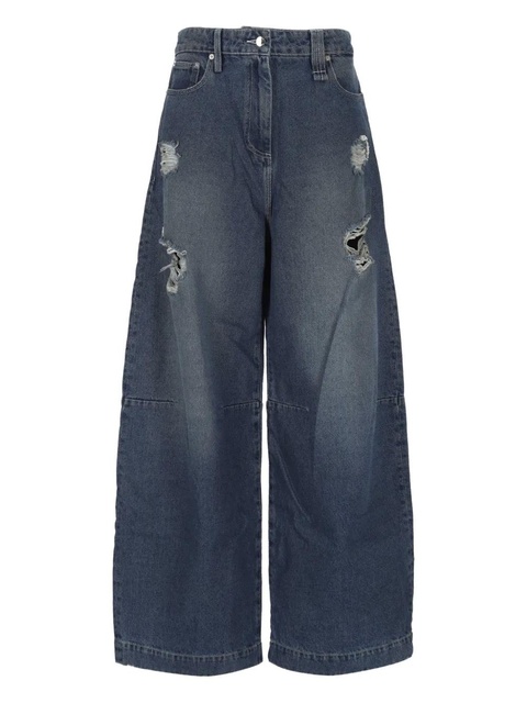 Simone Rocha distressed jeans - Blue - zdjęcie produktu nr 2