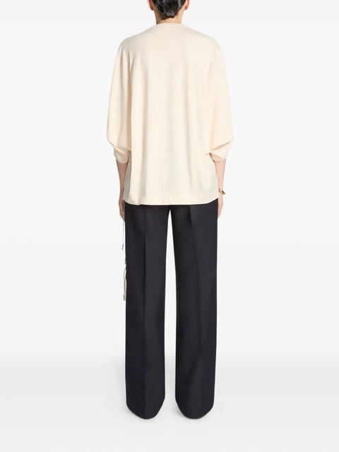 DRIES VAN NOTEN balloon-sleeve tee - Neutrals - zdjęcie produktu nr 2