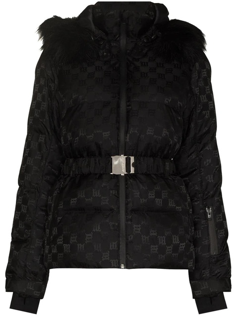 MISBHV monogram-print puffer jacket - Black - zdjęcie produktu nr 1