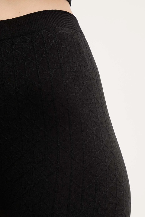 Calvin Klein Underwear szorty damskie kolor czarny gładkie high waist LV00QS7547 - zdjęcie produktu nr 1