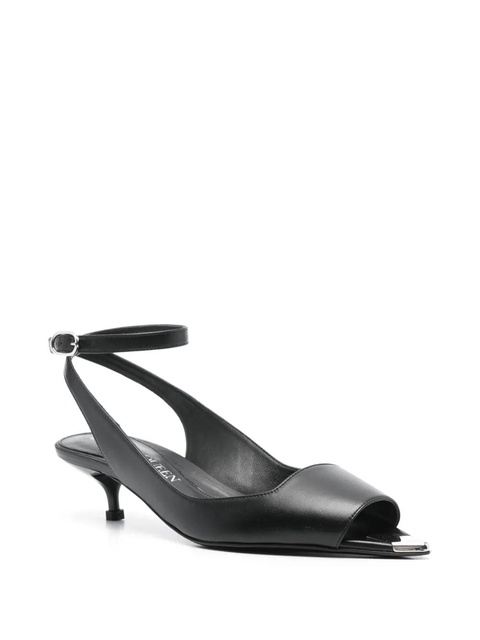 Alexander McQueen 40mm Punk pumps - Black - zdjęcie produktu nr 2