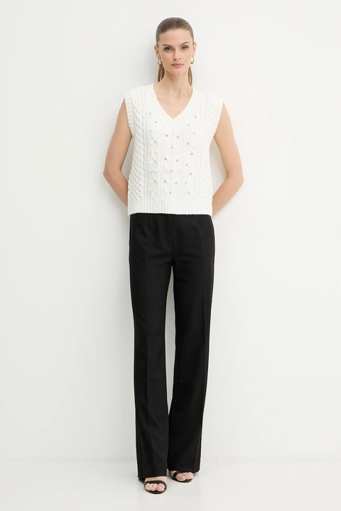 Morgan kamizelka damski kolor beżowy MVETI - zdjęcie produktu nr 2